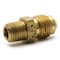 Thrifco Plumbing No. 42-F 3/8 Inch Brass Flare Coupling 4401114 - alternate 2